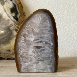 Agaat waxinelicht houder