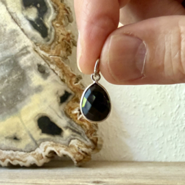 Sterling zilver hangertje met Onyx