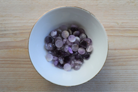 Amethyst coin cabochon ca. 12 mm