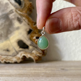 Sterling zilver hangertje met Aventurijn