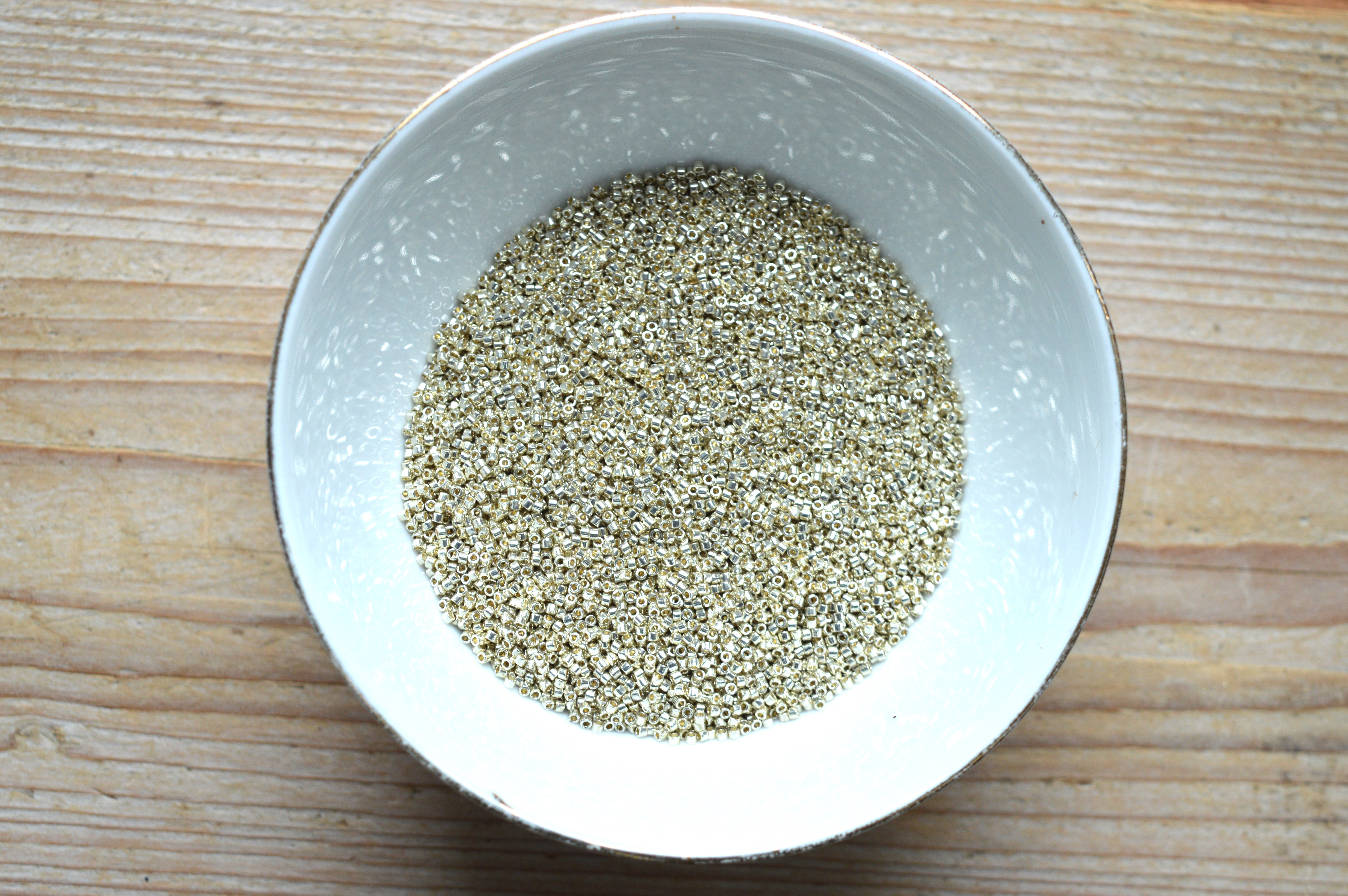 Miyuki Delica’s 11-1831 Duracoat Galvanised Silver (per 5 gram)
