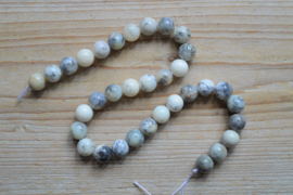 Dendriten Opal runde Perlen ca. 12 mm