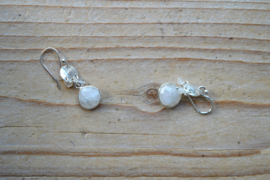 Sterling zilver Oorbellen met Maansteen