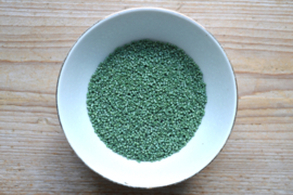 Miyuki Delica’s 11-2312 Opaque Glazed Frosted Rainbow Shamrock (per 5 gram)