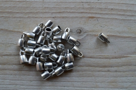 Metalen endkap 5 mm ca. 7 x 12.5 mm pro 2