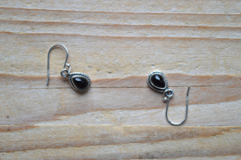 Sterling zilver Oorbellen met Onyx