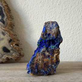 Ruwe Azuriet met Malachiet