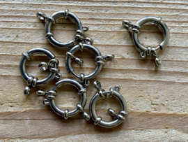 RVS boeisluiting ca. 18 mm per stuk