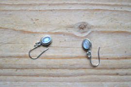 Sterling zilver Oorbellen met Maansteen