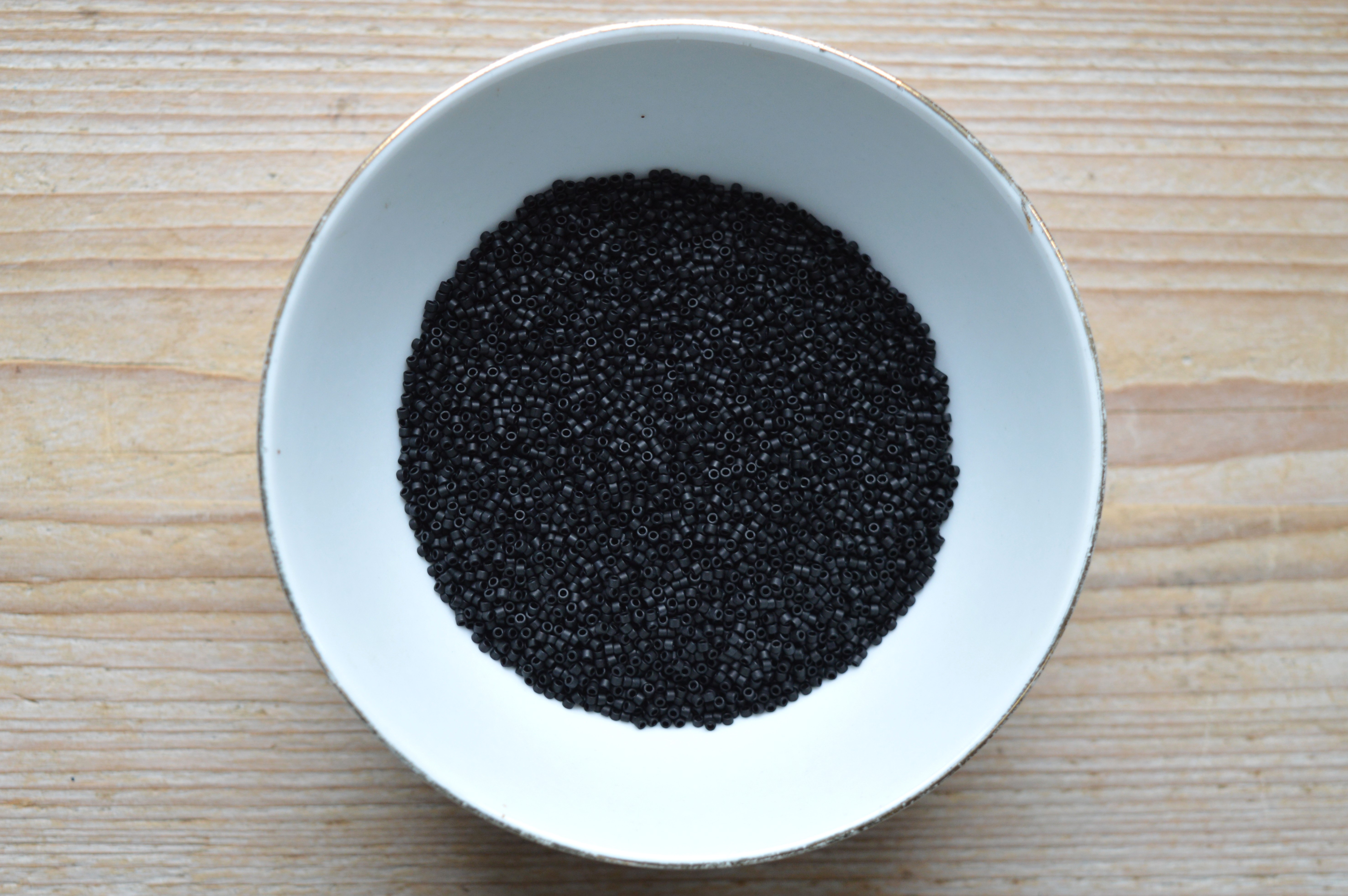 Miyuki Delica’s 11-310 Opaque Matte Black (per 5 gram)