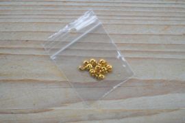 Goudkleurige knijpkraalverbergers ca. 3 mm 20 stuks