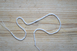 Regenboog Maansteen gefacetteerde ronde kralen ca. 3 mm (seedbeads)