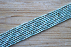 Larimar gefacetteerde rondellen ca. 3 x 4 mm A klasse
