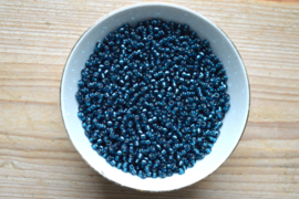Miyuki 6-1425 Silverlined Dyed Blue Zircon (per 10 gram)