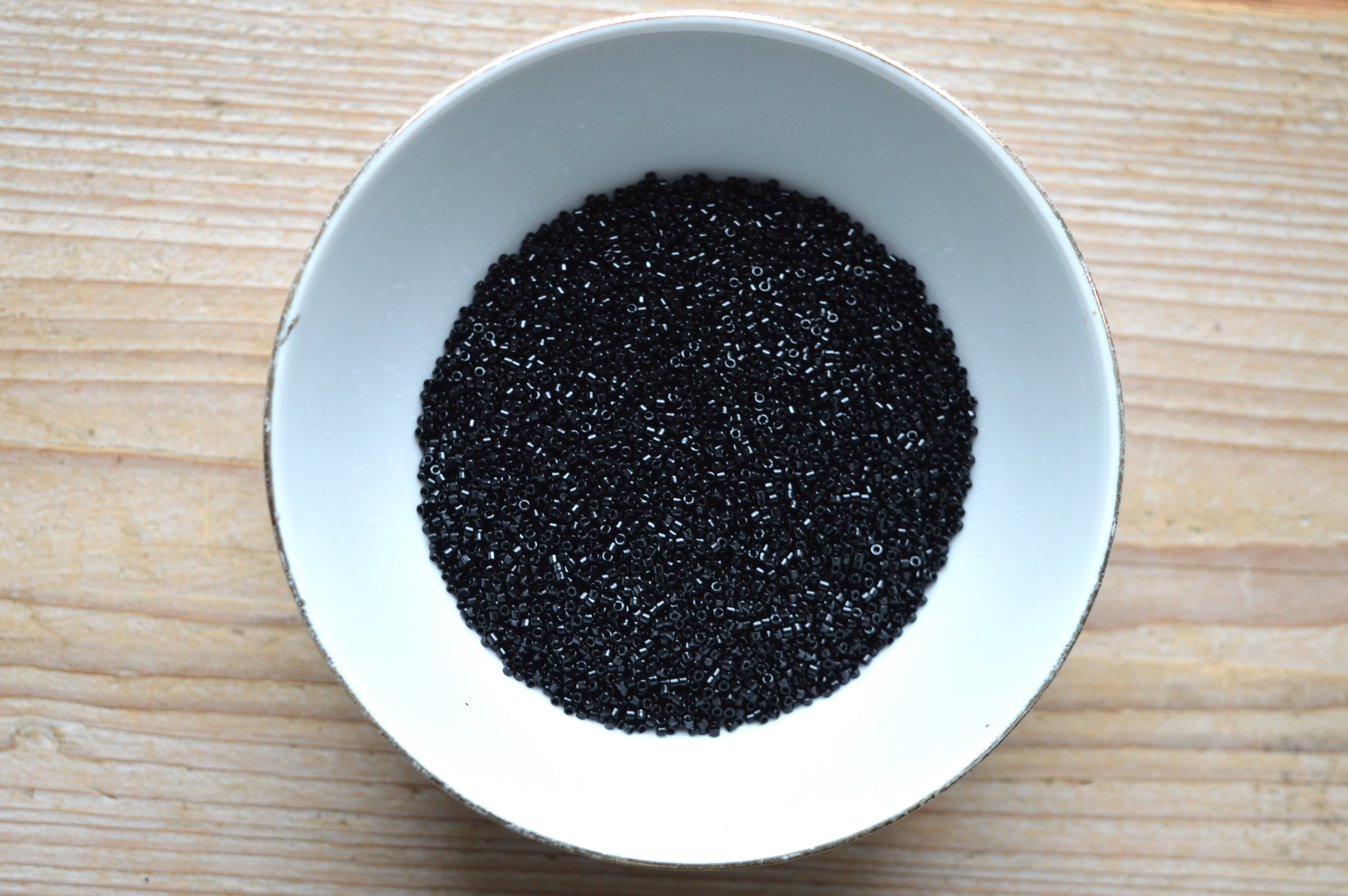 Miyuki Delica’s 11-10 Opaque Black (per 5 gram)