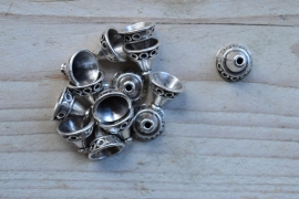 Metalen kraalkap ca. 11 x 13 mm per stuk