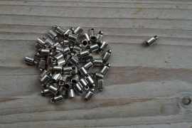Metalen eindkap 3 mm ca. 4 X 8 mm per 2 stuks