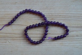 Amethyst runde Perlen 8 mm AB klasse