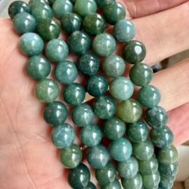 Mosagaat ronde kralen ca. 8 mm