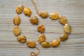 Landschaps Jaspis visjes ca. 18 x 22 mm