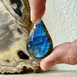 Labradoriet cabochon ca. 25 x 40 mm