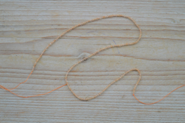 Citrin facettierte runde Perlen ca. 2 mm (seedbeads)