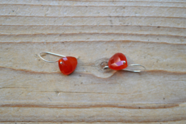 Sterling zilver Oorbellen met Carneool
