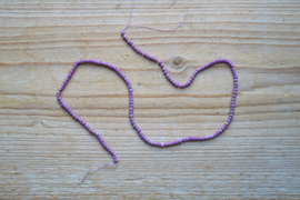 Phosphorsideriet gefacetteerde ronde kralen ca. 3 mm (seedbeads)