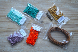 DIY Pakket Armband 3-Wikkelarmband Multicolor