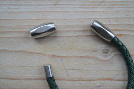 RVS magneetsluiting 6 mm ca. 11 x 21 mm per stuk