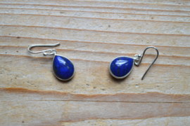 Sterling zilver Oorbellen met Lapis Lazuli