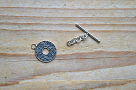 Kapittelsluiting sterling zilver ca. 15 mm