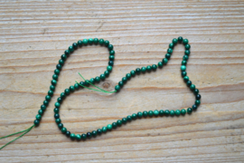 Malachiet ronde kralen ca. 4 mm