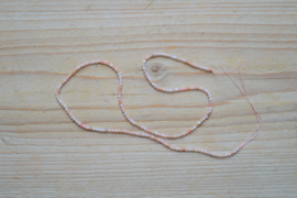 Peruanish Pinkopal facettierte runde Perlen ca. 2 mm (seedbeads)