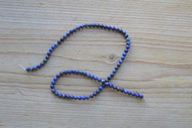 Lapis Lazuli runde Perlen ca. 4 mm (ungefarbt)