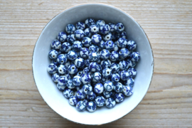 Delfts blauw met tulpen ca. 10 mm (per stuk)