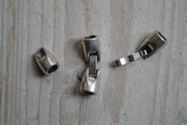 Metalen Clipverschluss ca. 8 x 28 mm pro stück