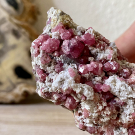 Rhodoliet/Framboos Granaat cluster