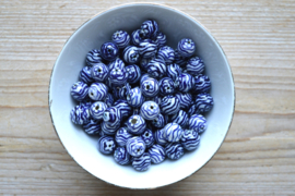 Delfts blauw met golven ca. 12 mm (per stuk)