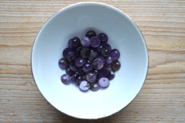 Amethist coin cabochon ca. 12 mm