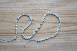 Aquamarijn (meerkleurig) ronde kralen ca. 4 mm