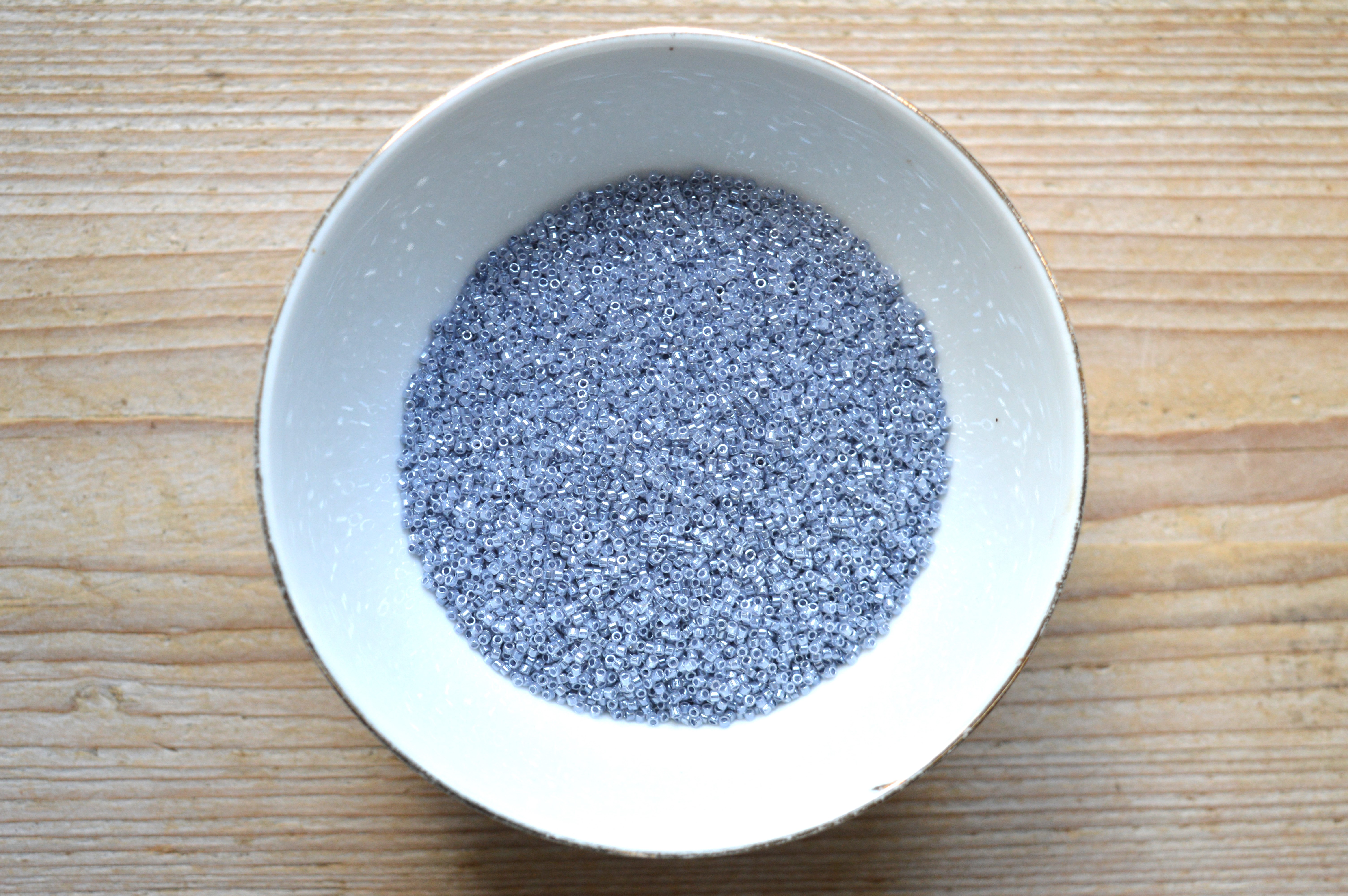 Miyuki Delica’s 11-242 Ceylon Silver Grey (per 5 gram)