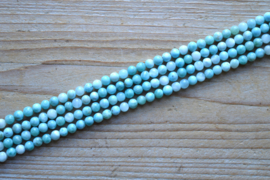 Larimar ronde kralen ca. 6 mm A klasse
