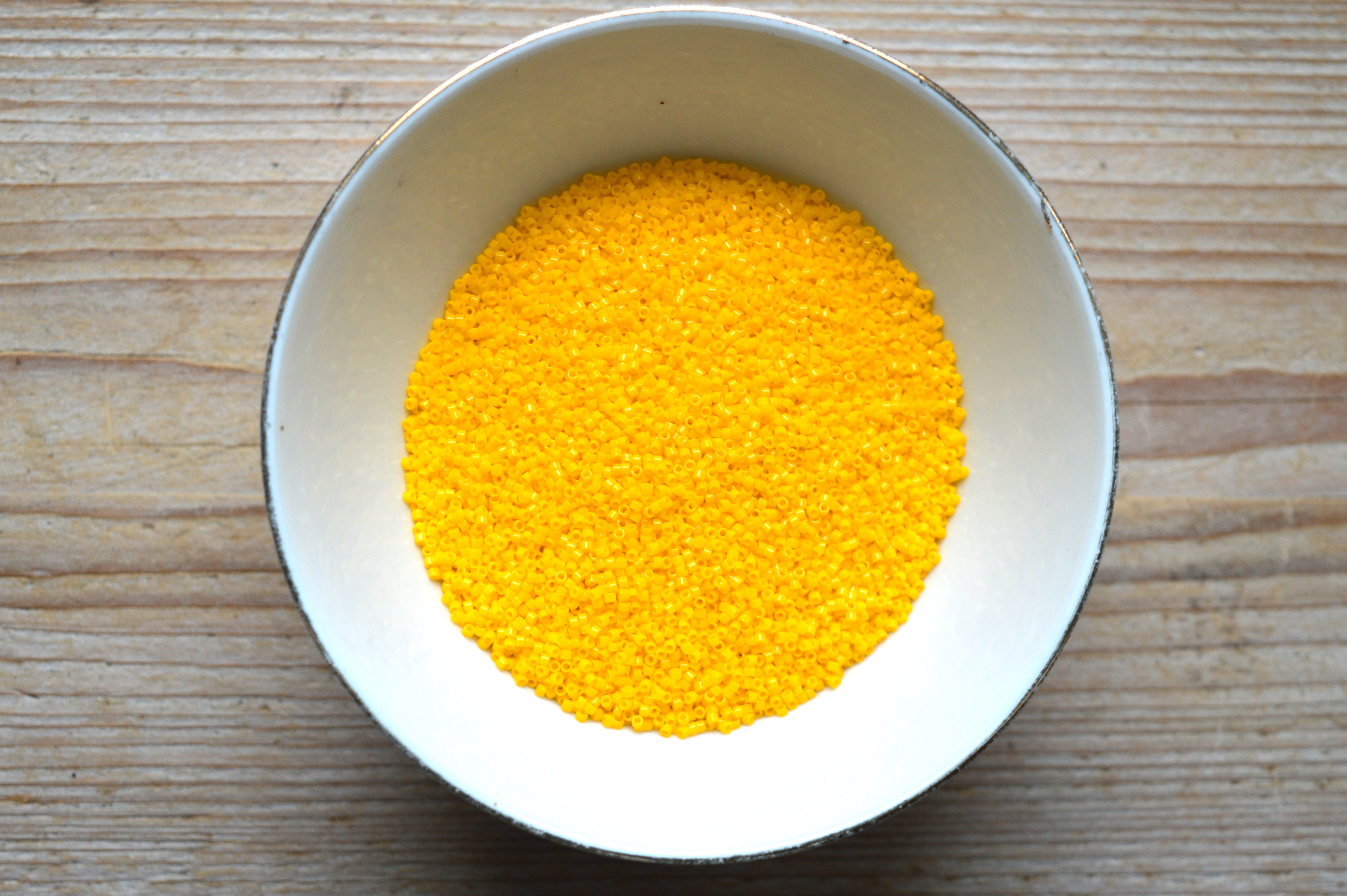Miyuki Delica’s 11-1132 Opaque Canary (per 5 gram)