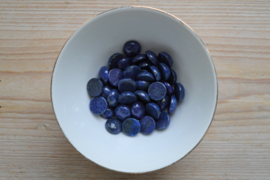 Lapis Lazuli coin cabochon ca. 14 mm A klasse (bijgekleurd)