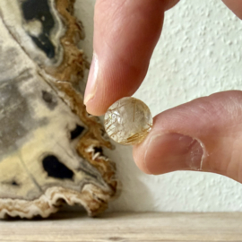 Rutielkwarts cabochon ca. 11,5 mm