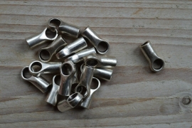 Metalen eindkap 5 mm ca. 9 x 20 mm per stuk