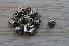 Metalen endkap Knöpfen 5 mm ca. 16 x 18 mm pro stück