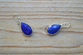 Sterling zilver Oorbellen met Lapis Lazuli