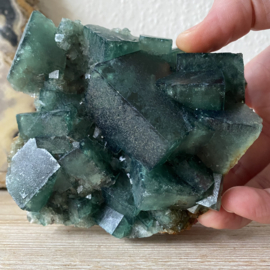 Groen Fluoriet cluster